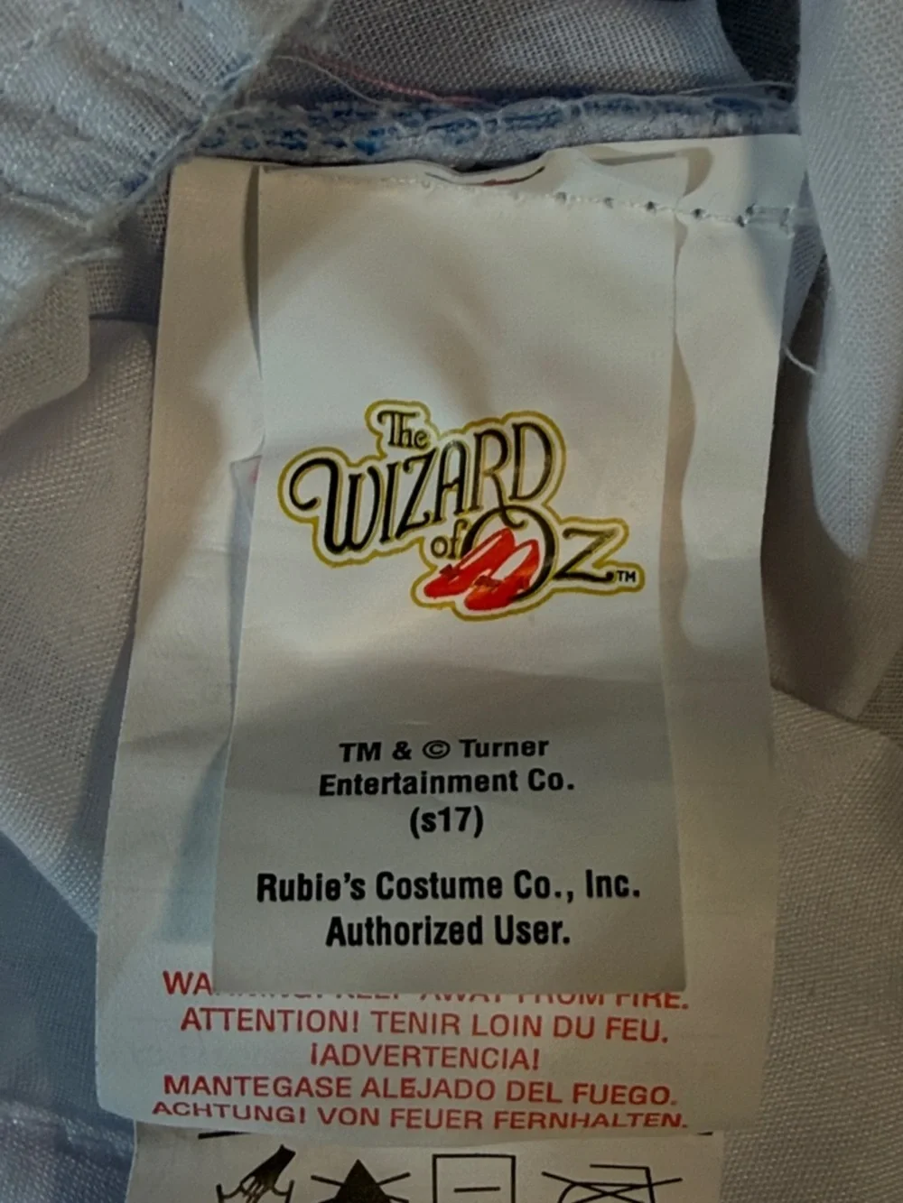 Rubie's Wizard of Oz Dorothy Costume